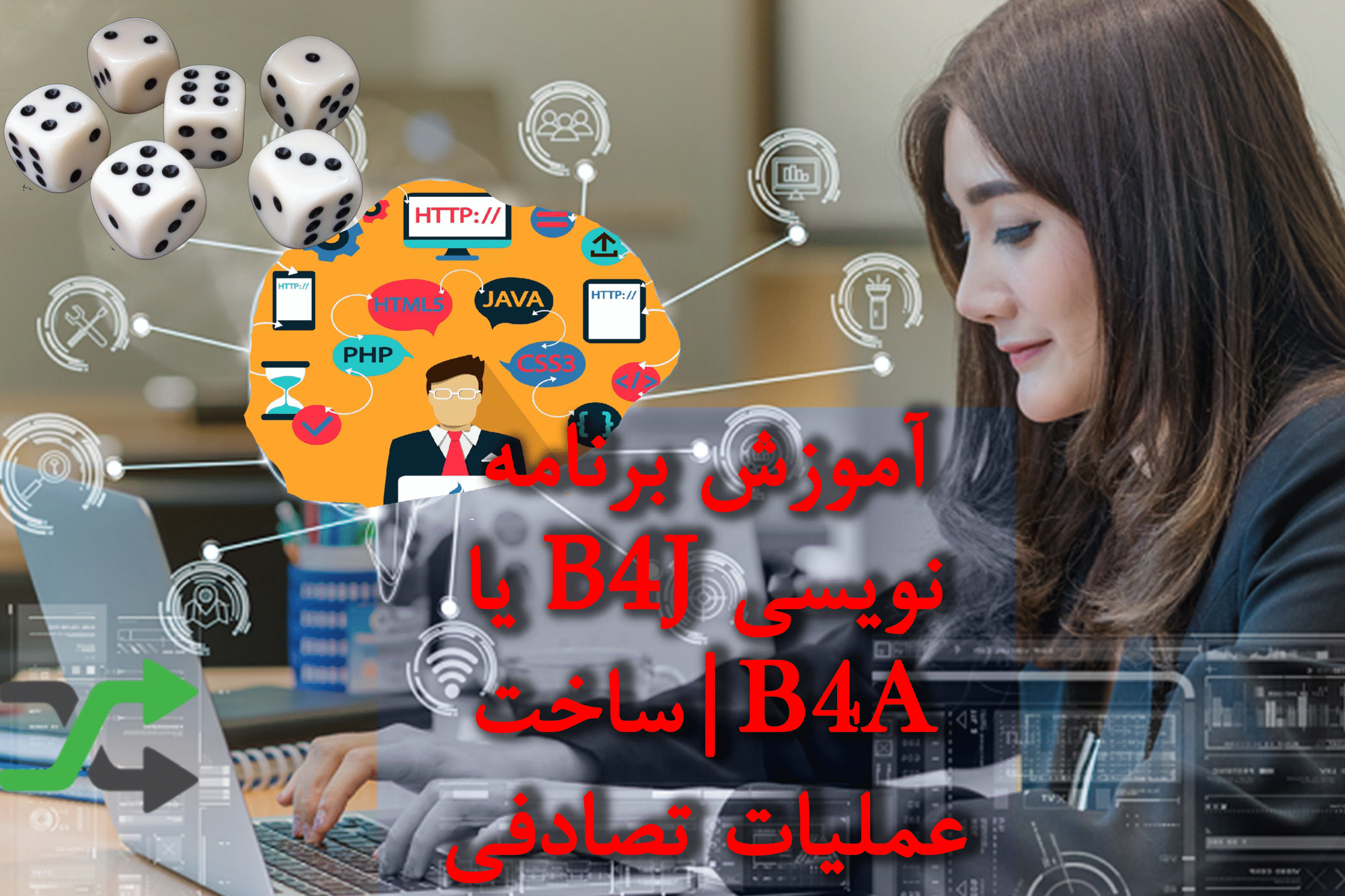 آموزش برنامه نویسی B4J یا B4A|ساخت عملیات تصادفی در دیتابیس
